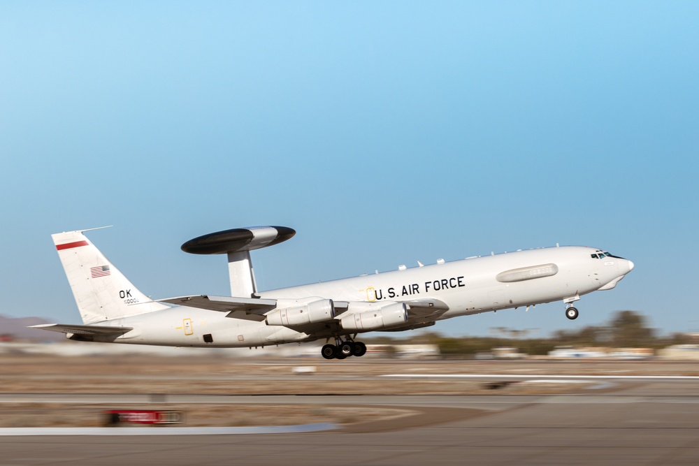 U.S. Air Force E-3 Sentry (AWACS) operates out of Marine Corps Air Station Yuma