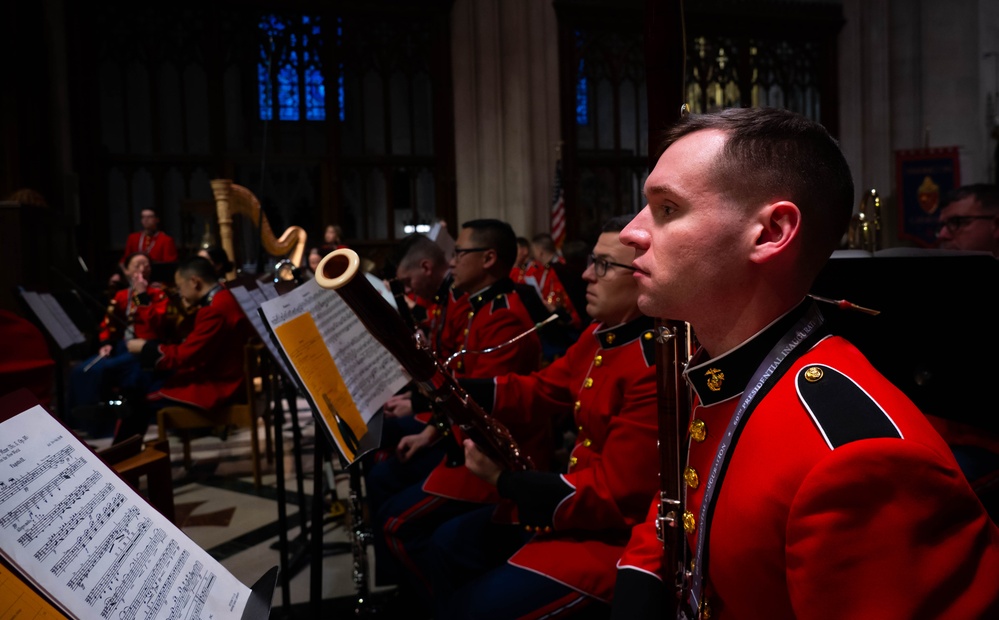 U.S. Marine Band performs at National Prayer Service