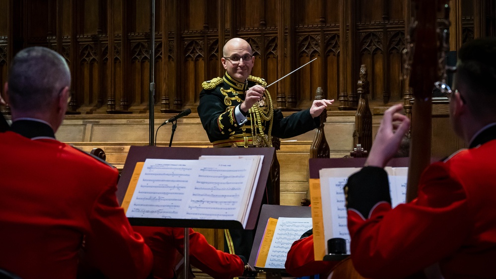 U.S. Marine Band performs at National Prayer Service