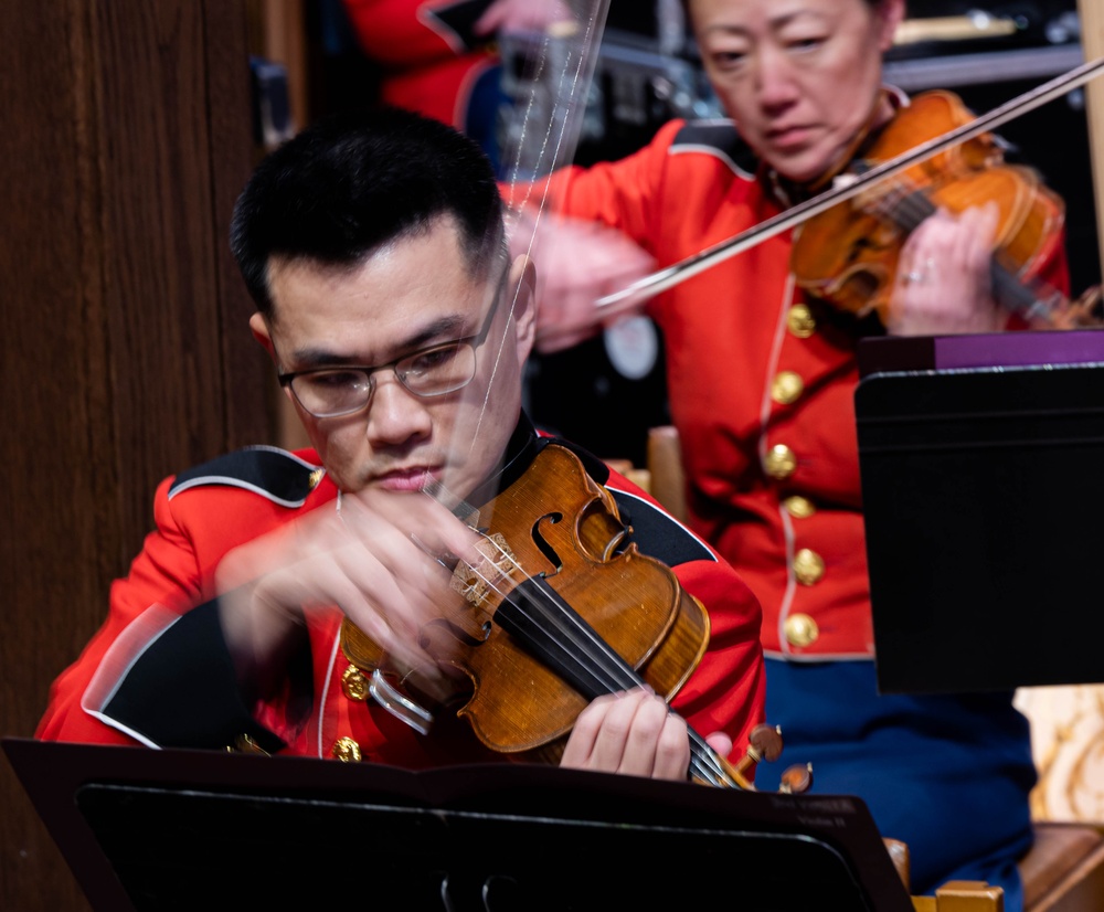 U.S. Marine Band performs at National Prayer Service