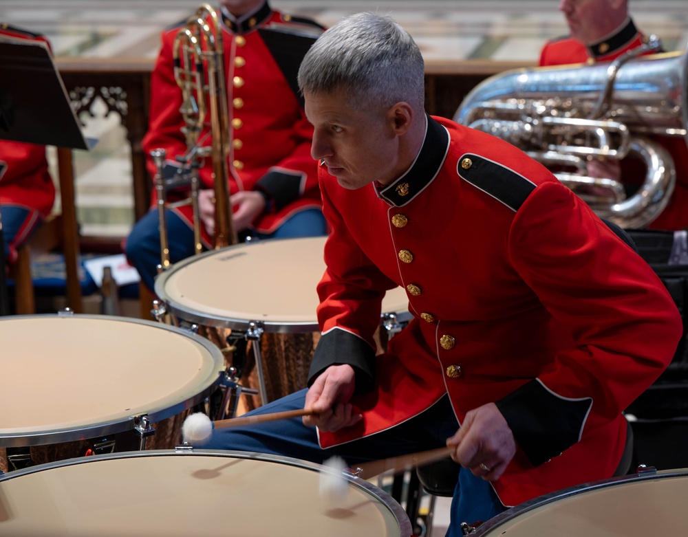 U.S. Marine Band performs at National Prayer Service