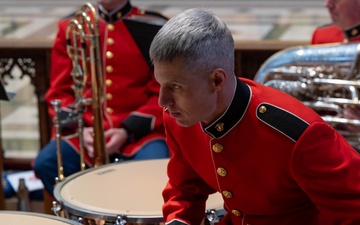 U.S. Marine Band performs at National Prayer Service