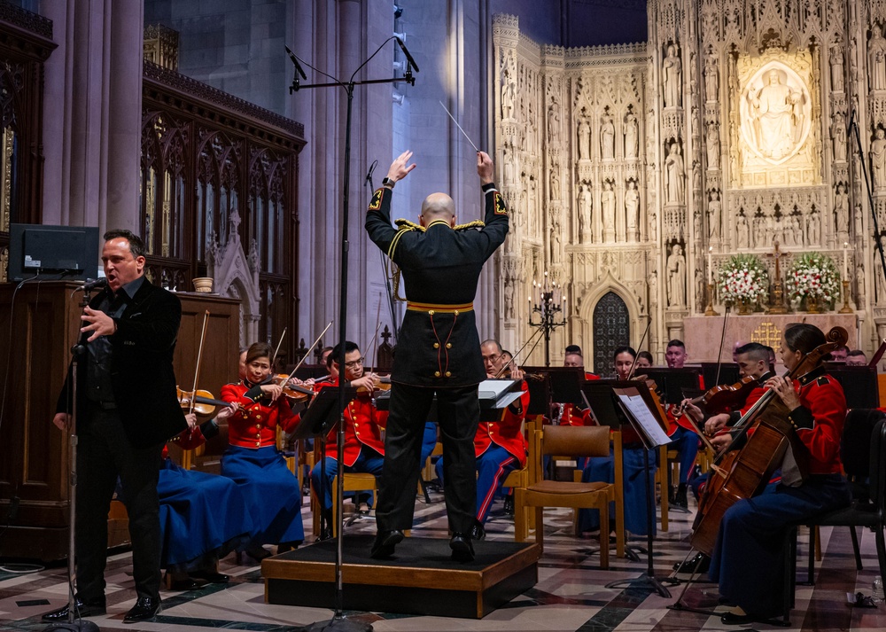 U.S. Marine Band performs at National Prayer Service