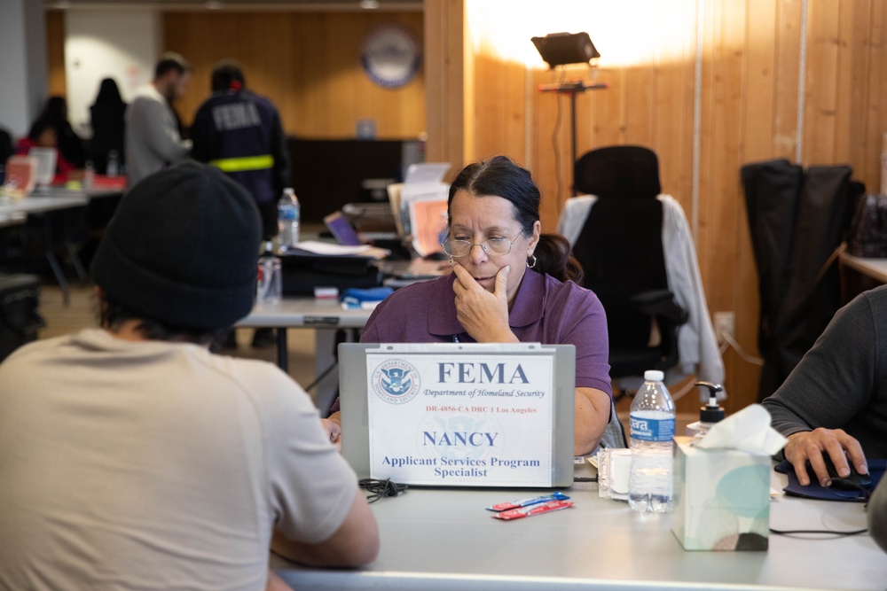 FEMA and Other Federal Agencies at the UCLA Disaster Recovery Center