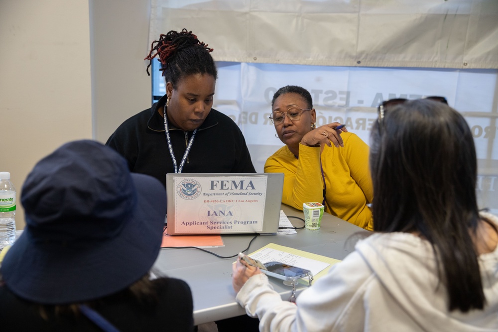 FEMA and Other Federal Agencies at the UCLA Disaster Recovery Center