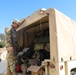 1st Battalion, 143rd Field Artillery Regiment prepares to leave the Rose Bowl Stadium