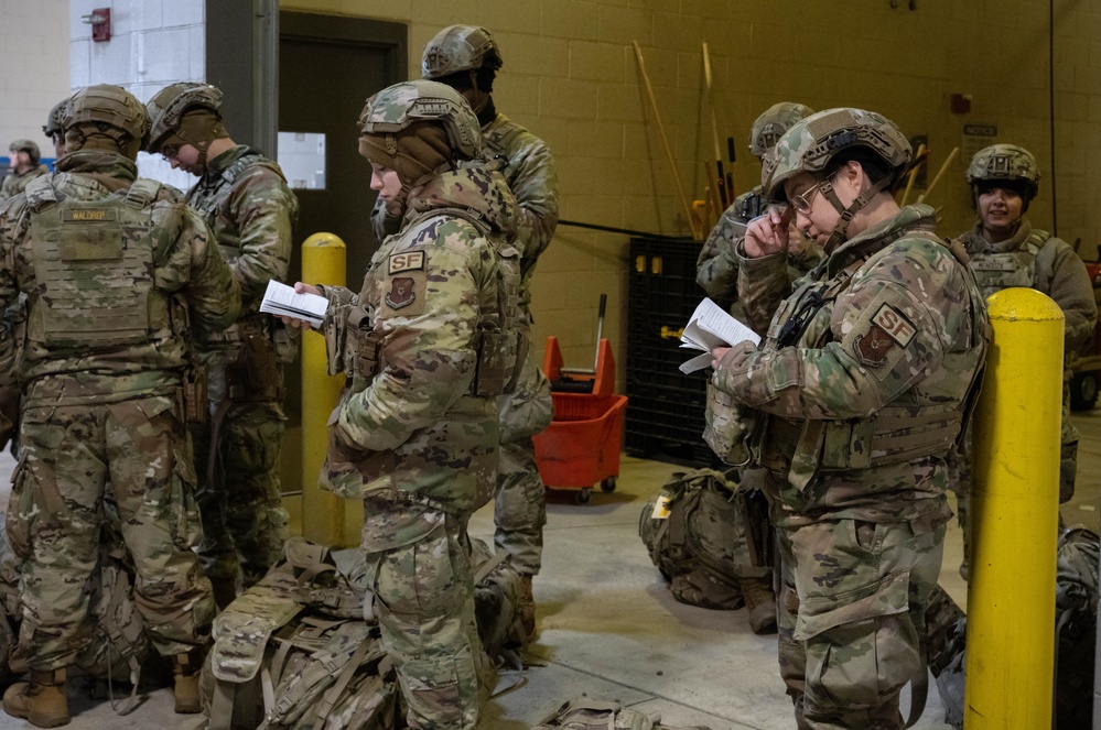 Team Minot performs a simulated assault exercise