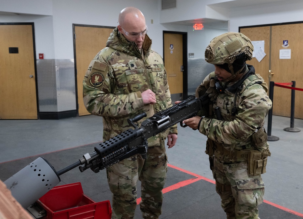 Team Minot performs a simulated assault exercise