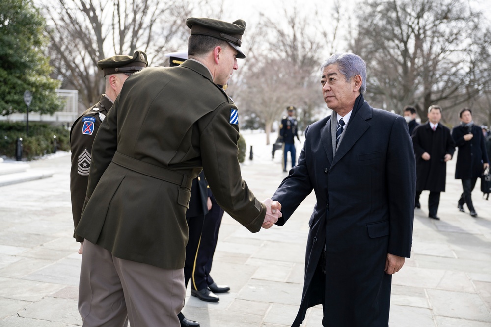 Japanese Foreign Minister Takeshi Iwaya Visits ANC