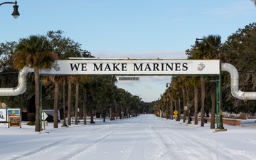 MCRD Parris Island Snow Day