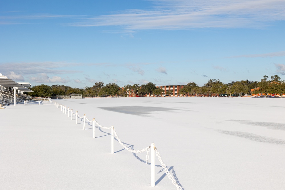 MCRD Parris Island Snow Day