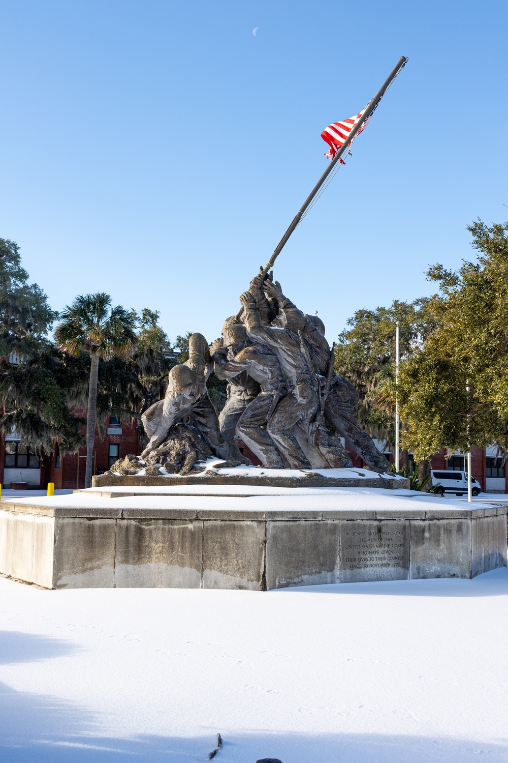 MCRD Parris Island Snow Day