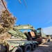 649th Engineer Company prepares equipment at the Sierra Madre Debris Basin