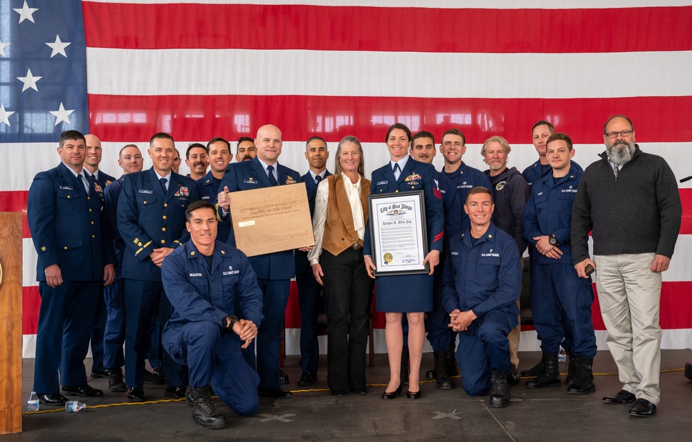 San Diego Coast Guard City hosts the inaugural Coastie of the Year Award