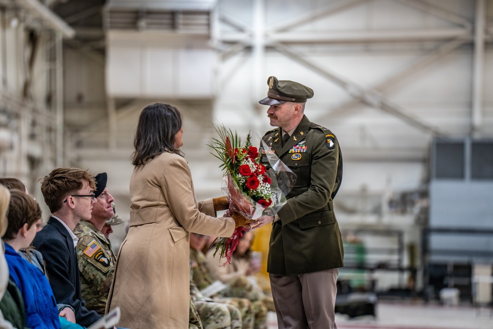 101st Combat Aviation Brigade Command Chief Warrant Officer Relinquishment of Responsibility