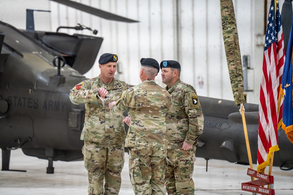 101st Combat Aviation Brigade Command Chief Warrant Officer Relinquishment of Responsibility