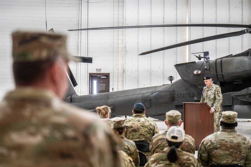 101st Combat Aviation Brigade Command Chief Warrant Officer Relinquishment of Responsibility