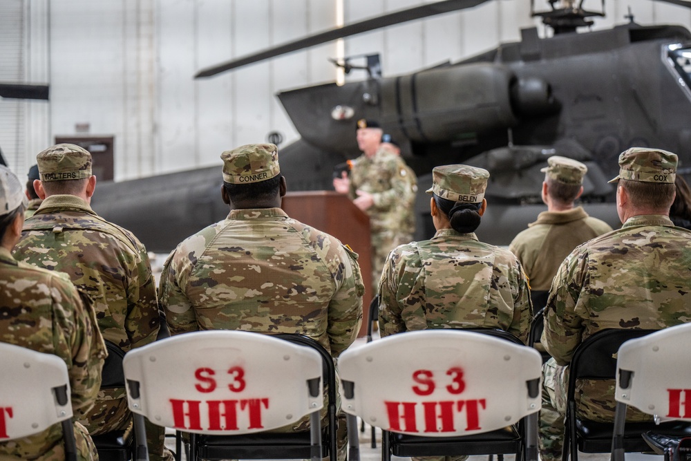 101st Combat Aviation Brigade Command Chief Warrant Officer Relinquishment of Responsibility