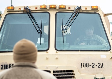 108th Chemical Company travels to Walterboro ahead of Winter Weather