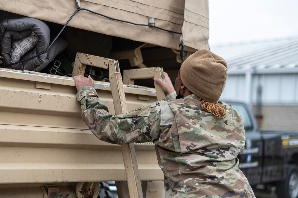 108th Chemical Company travels to Walterboro ahead of Winter Weather