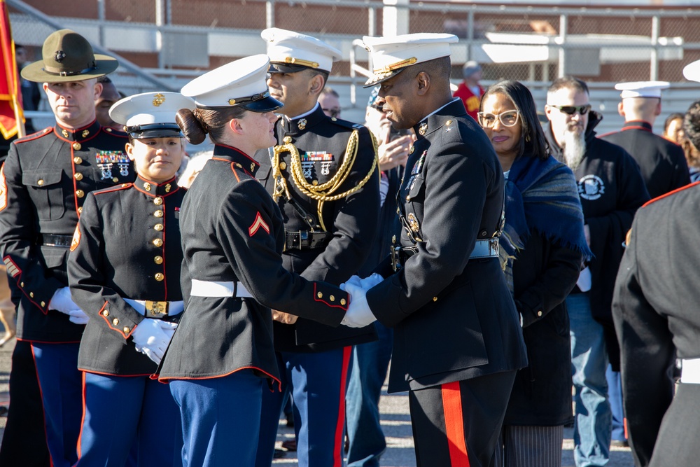 Ocean Springs native graduates as the honor graduate for November Company, Marine Corps Recruit Depot Parris Island