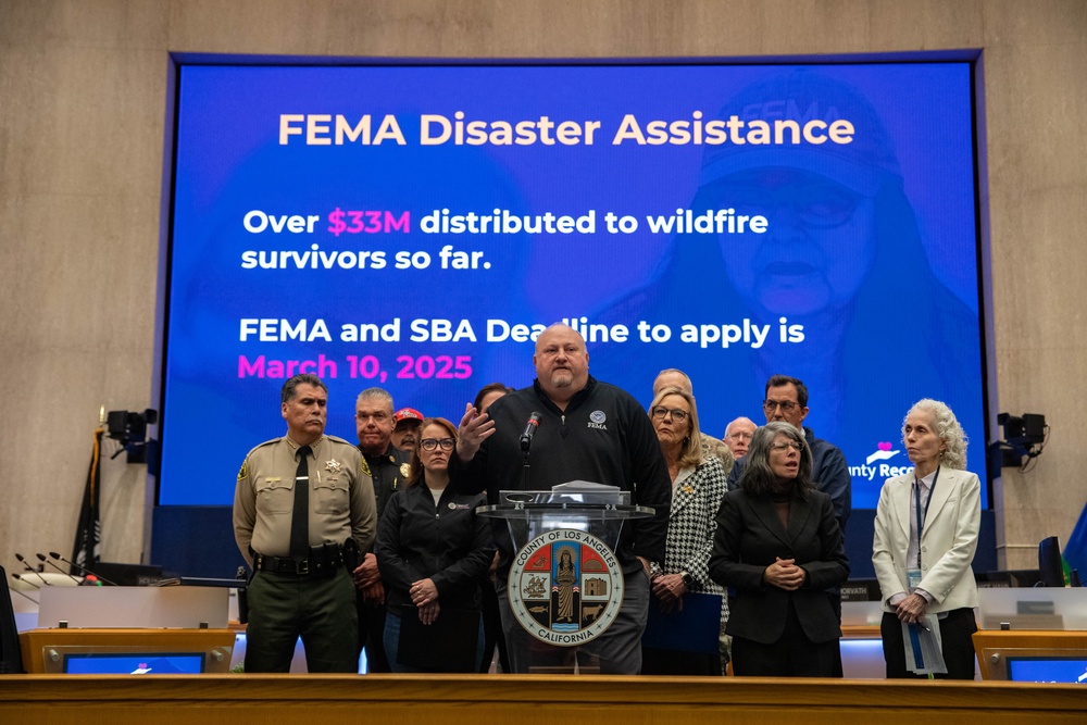 LA County Recovers Press Conference