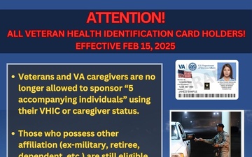 Veteran Health Identification Card Holder Guidance