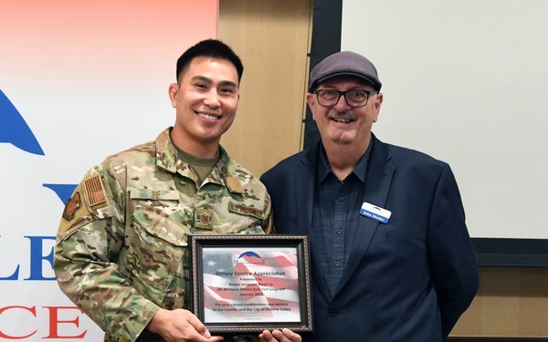 Moreno Valley Military Member of the Month