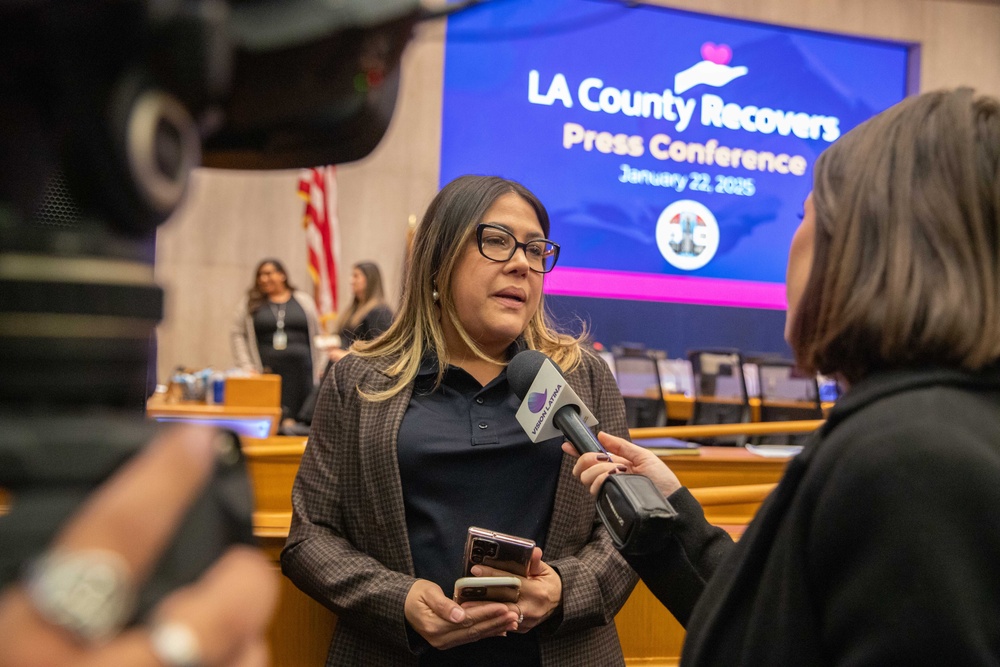 LA County Recovers Press Conference