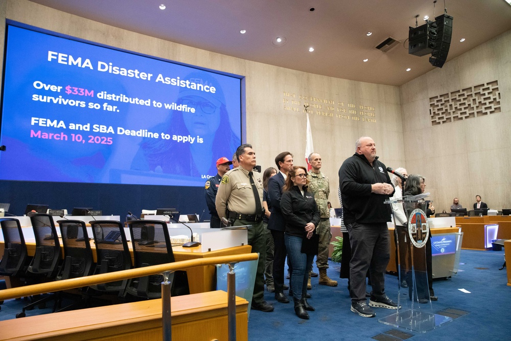 LA County Recovers Press Conference