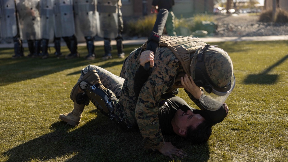 I MEF Support Battalion non-lethal weapons course