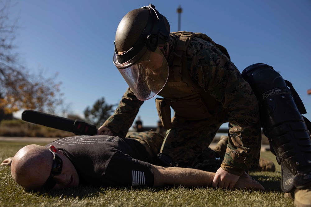 I MEF Support Battalion non-lethal weapons course