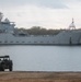 US Army Mariners load US Marines' gear onto LSV 4 for Big Island Combat Readiness Evaluation