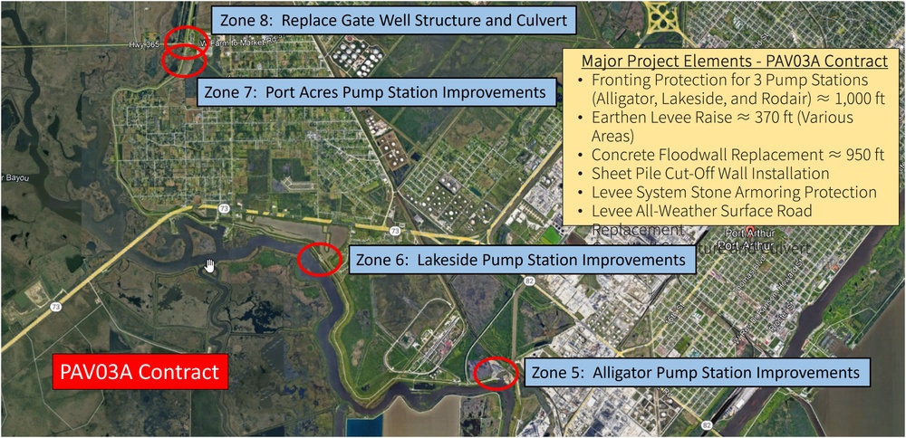 USACE breaks ground on next phase of Port Arthur hurricane protection project