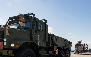 31st MEU | HIMARS Ammunition onload USS San Diego (LPD 22)