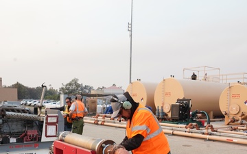 Modular Airborne Firefighting System (MAFFS) equipped aircraft activated for Hughes Fire