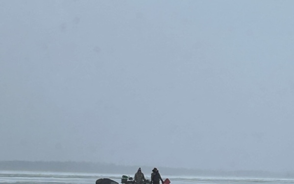 Coast Guard rescues two from ice floe Saginaw Bay