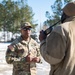 State Command Sgt. Maj. Norris K. McCall visits soldiers responding to Winter Storm Enzo