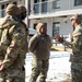 State Command Sgt. Maj. Norris K. McCall visits soldiers responding to Winter Storm Enzo