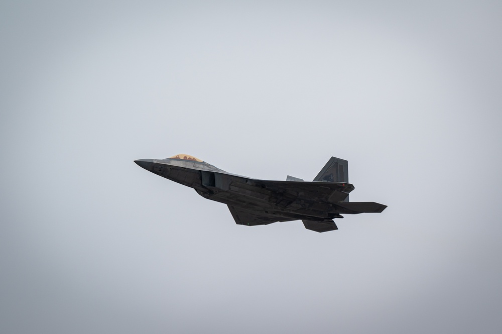 F-22 Takes Off During Sentry Savannah 25-1