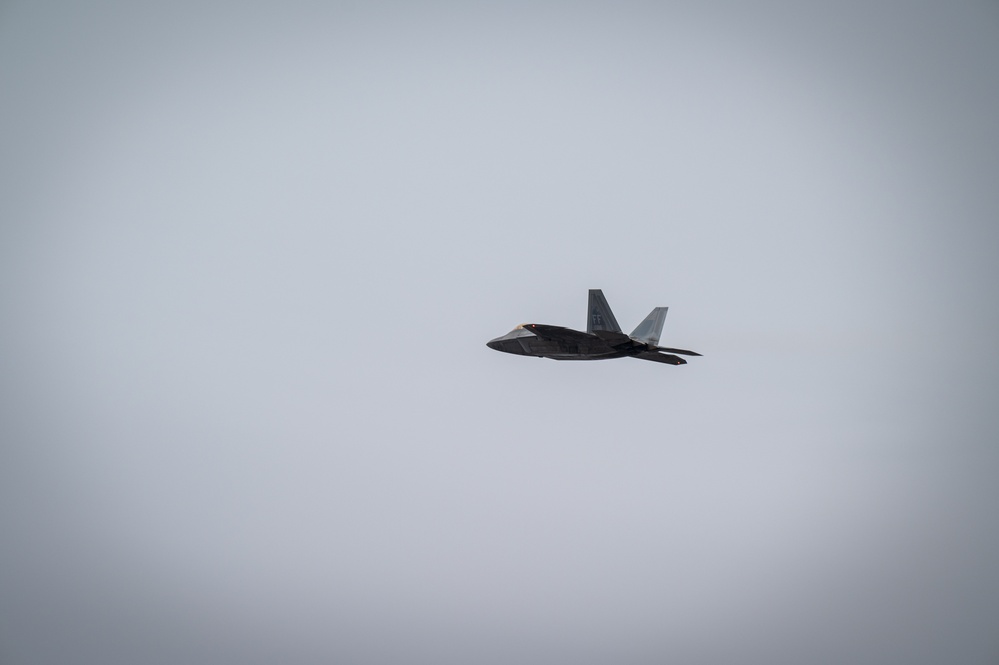 F-22 Takes Off During Sentry Savannah 25-1