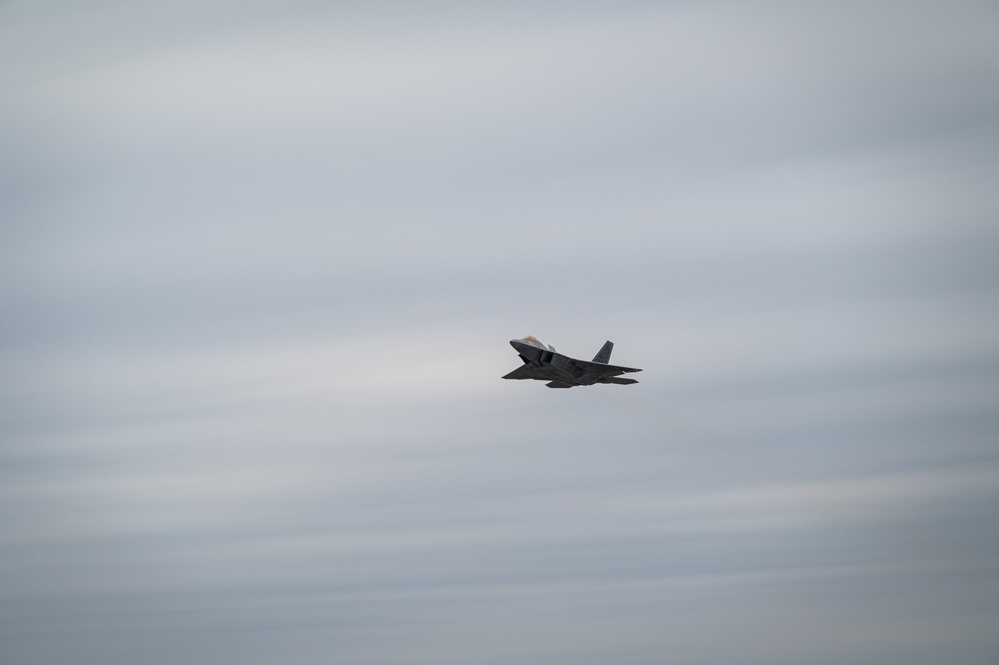 F-22 Takes Off During Sentry Savannah 25-1