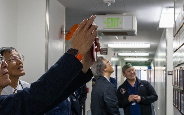 Japanese Fellows Host Tour of USNH Yokosuka