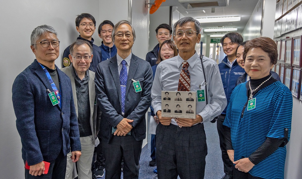 Japanese Fellows Host Tour of USNH Yokosuka