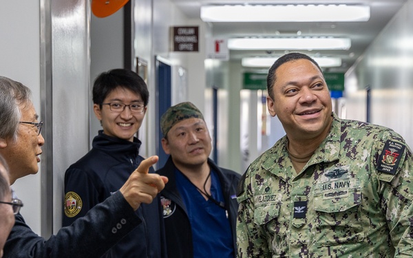 Japanese Fellows Host Tour of USNH Yokosuka