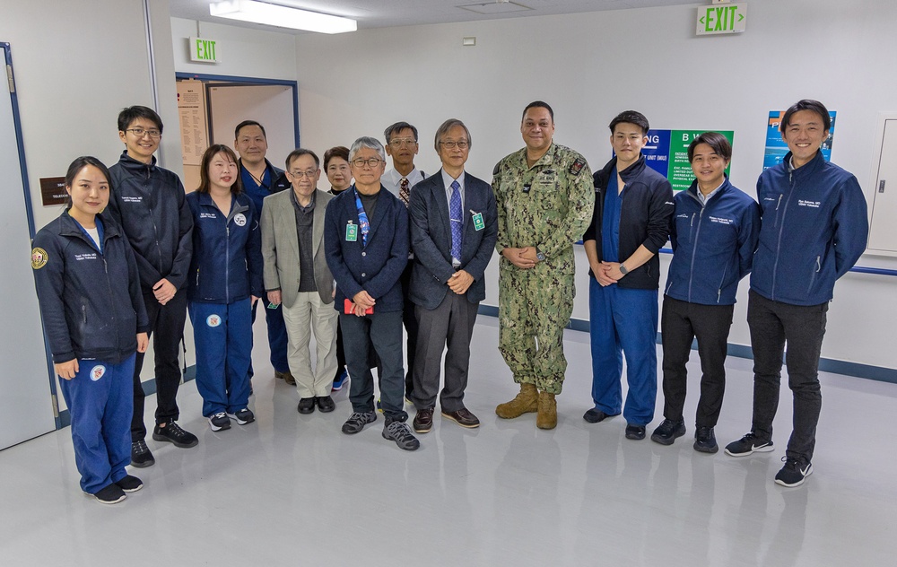 Japanese Fellows Host Tour of USNH Yokosuka