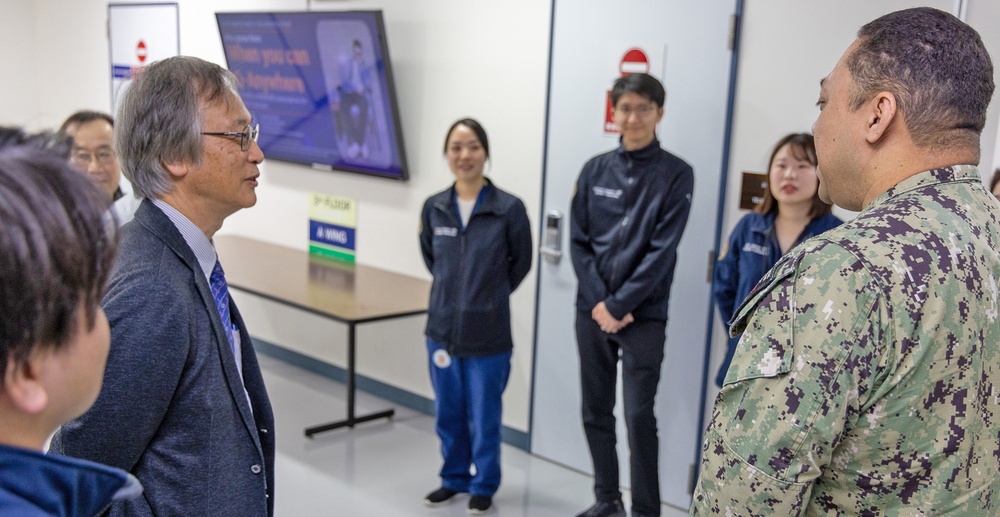 Japanese Fellows Host Tour of USNH Yokosuka