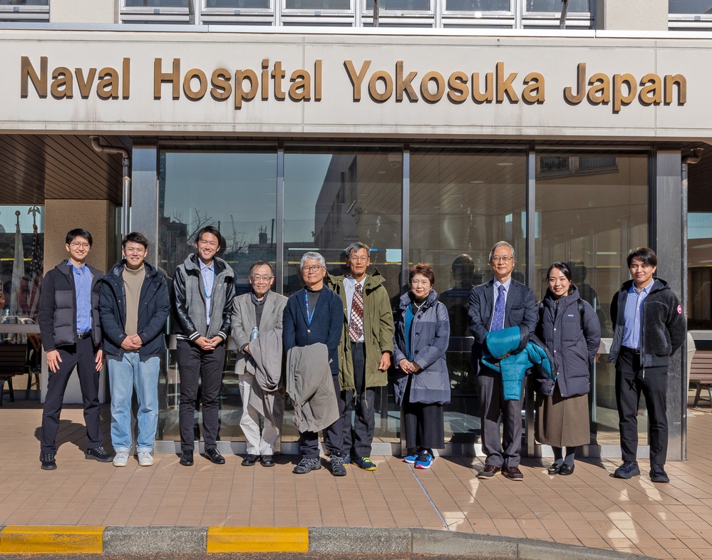 Japanese Fellows Host Tour of USNH Yokosuka