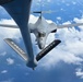 B-1B Lancer conducts aerial refueling during Bomber Task Force 25-1