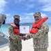 Det Diego Garcia Congratulations BU2 Johnson on your reenlistment